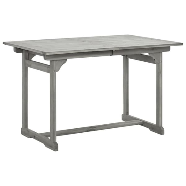 vidaXL Puutarharuokapöytä (120-170)x80x75 cm täysi akaasiapuu - Ulkopöydät