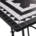 Miniatyrbillede 5 af 9: vidaXL bistrobord med mosaikdesign 60 cm keramisk sort og hvid -  Haveborde