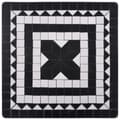 Miniatyrbillede 6 af 9: vidaXL bistrobord med mosaikdesign 60 cm keramisk sort og hvid -  Haveborde