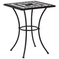 Miniatyrbillede 1 af 9: vidaXL bistrobord med mosaikdesign 60 cm keramisk sort og hvid -  Haveborde