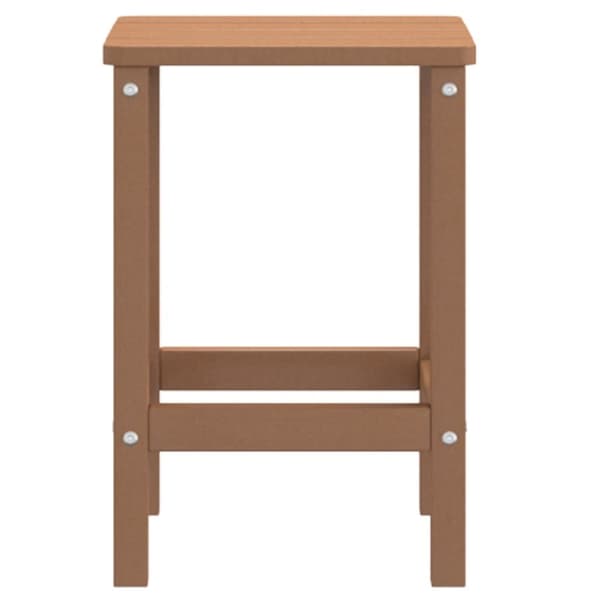 vidaXL Adirondack-havebord 38x38x46 HDPE brun -  Haveborde