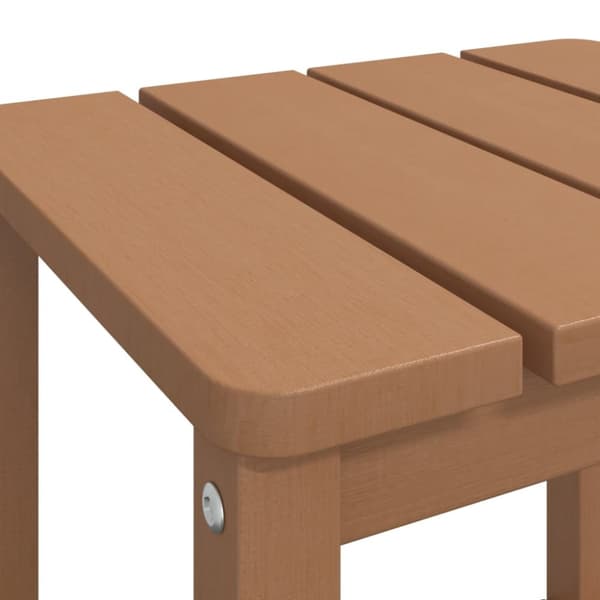 vidaXL Adirondack-havebord 38x38x46 HDPE brun -  Haveborde