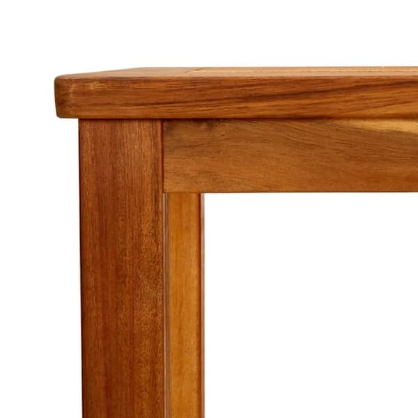 vidaXL konsolbord til haven 80x35x75 cm massivt akacietræ - Haveborde