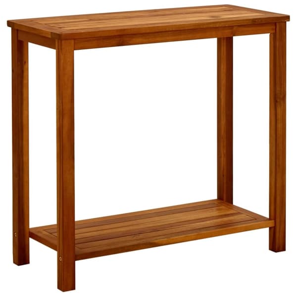 vidaXL konsolbord til haven 80x35x75 cm massivt akacietræ -  Haveborde