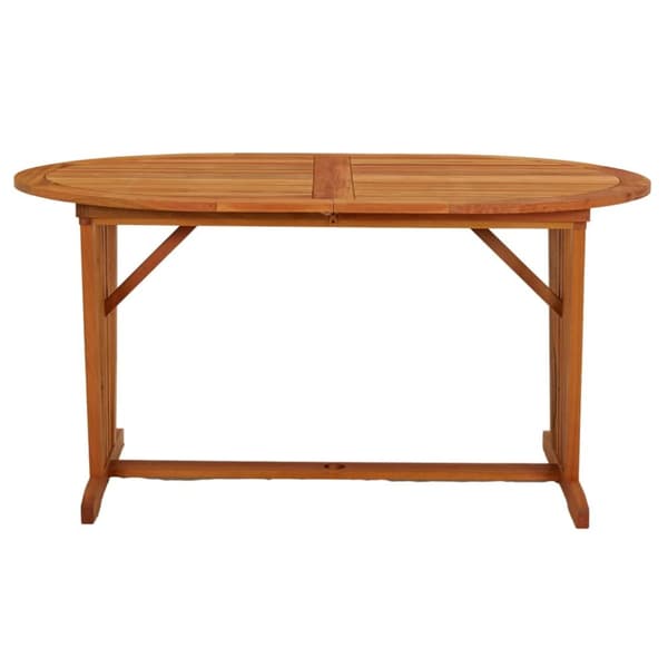 vidaXL Trädgårdsbord 200x100x75 massivt eukalyptusträ - Utebord