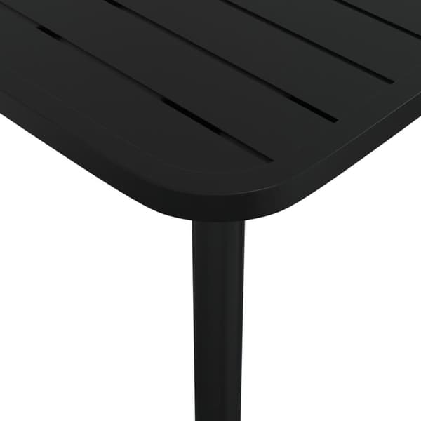 vidaXL Trädgårdsbord antracit 165x80x71 cm stål - Utebord