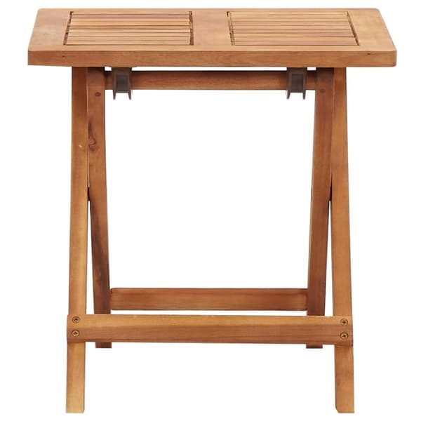vidaXL Kokoontaittuva puutarhan sohvapöytä 40x40x40cm täysi akaasiapuu - Ulkopöydät