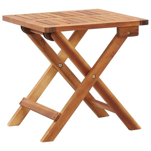 vidaXL Kokoontaittuva puutarhan sohvapöytä 40x40x40cm täysi akaasiapuu -  Ulkopöydät
