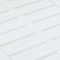 Miniatyrbild 5 av 6: vidaXL Trädgårdsbord vit 78x55x38 cm plast -  Utebord