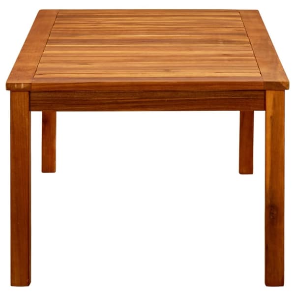 vidaXL Trädgårdsbord 110x60x45 cm massivt akaciaträ - Utebord