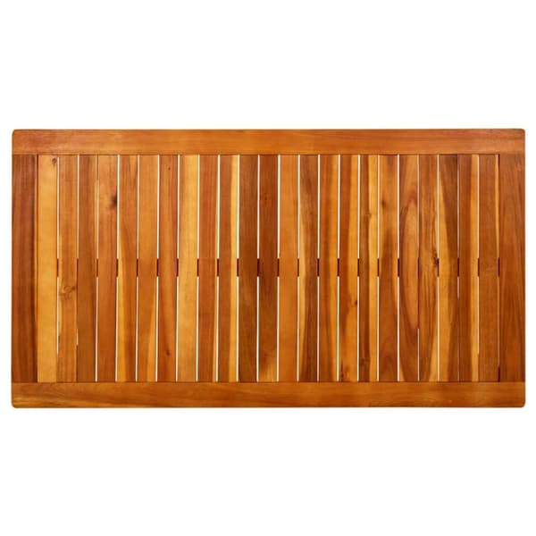 vidaXL Trädgårdsbord 110x60x45 cm massivt akaciaträ -  Utebord
