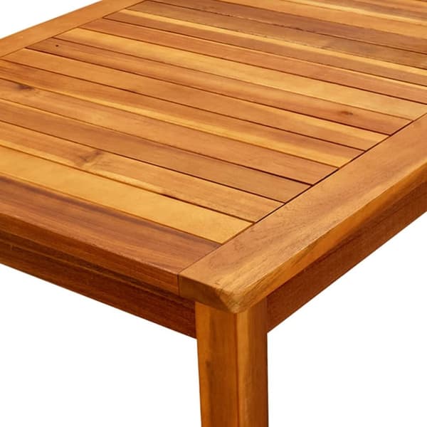 vidaXL Trädgårdsbord 110x60x45 cm massivt akaciaträ - Utebord