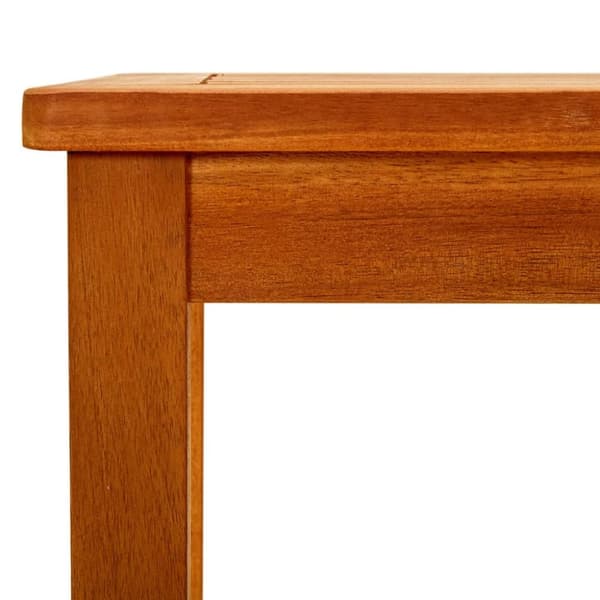 vidaXL Trädgårdsbord 110x60x45 cm massivt akaciaträ - Utebord