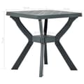 Miniatyrbillede 7 af 7: vidaXL bistrobord 70x70x72 cm plast grøn -  Haveborde
