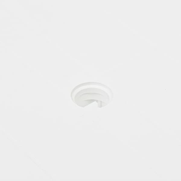 vidaXL havebord 80 x 75 x 72 cm plastik hvid -  Haveborde