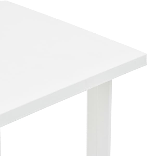vidaXL havebord 80 x 75 x 72 cm plastik hvid - Haveborde