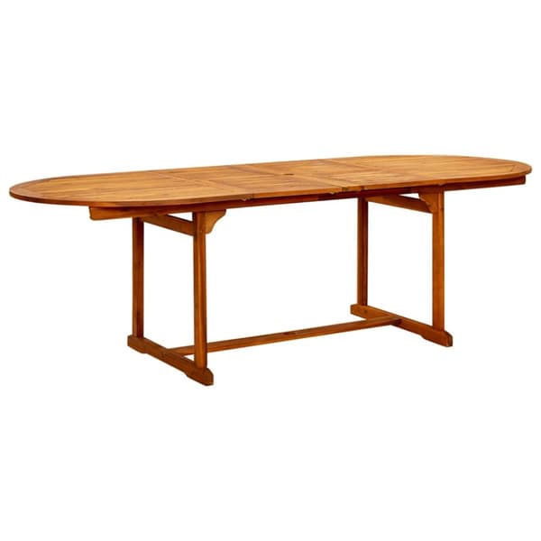 vidaXL havebord (160-240)x100x75 cm massivt akacietræ - Haveborde