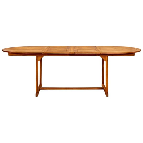 vidaXL havebord (160-240)x100x75 cm massivt akacietræ - Haveborde