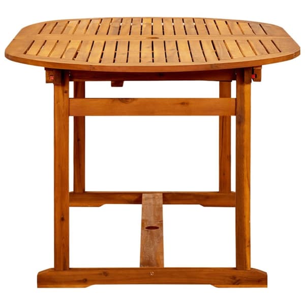 vidaXL havebord (160-240)x100x75 cm massivt akacietræ - Haveborde