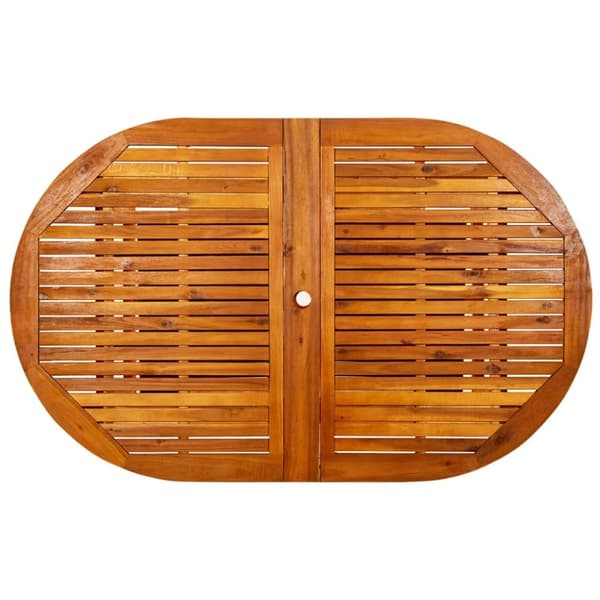 vidaXL havebord (160-240)x100x75 cm massivt akacietræ - Haveborde