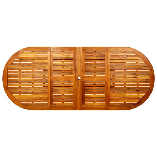 vidaXL havebord (160-240)x100x75 cm massivt akacietræ - Haveborde