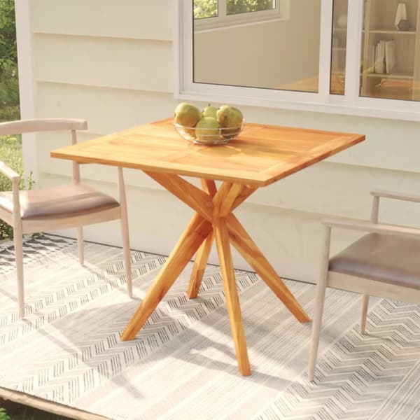 vidaXL havebord 85x85x75 cm massivt akacietræ -  Haveborde