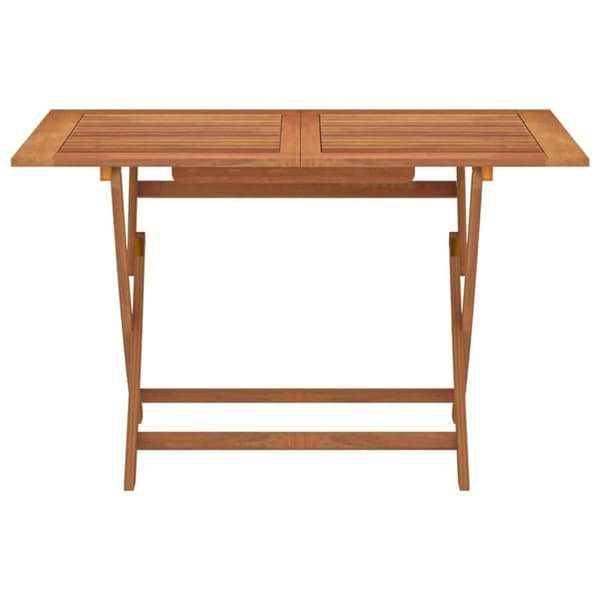 vidaXL foldbart havebord 120x70x75 cm massivt eukalyptustræ - Haveborde