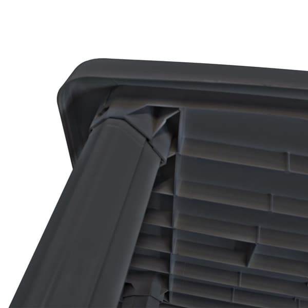 vidaXL havebord 101 x 68 x 72 cm plastik antracitgrå -  Haveborde