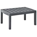 Miniatyrbillede 1 af 6: vidaXL havebord 78x55x38 cm plastik antracitgrå -  Haveborde