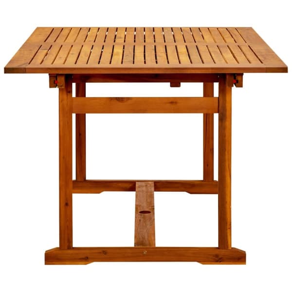 vidaXL havebord (150-200)x100x75 cm massivt akacietræ - Haveborde