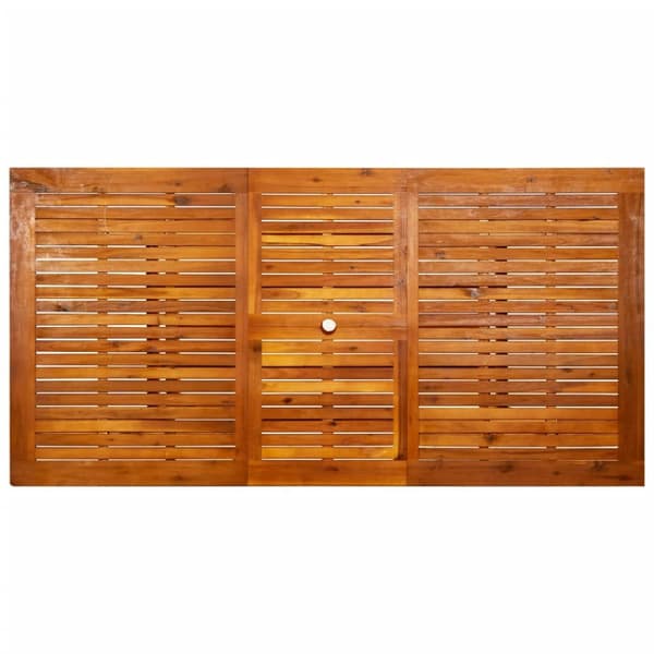vidaXL havebord (150-200)x100x75 cm massivt akacietræ - Haveborde