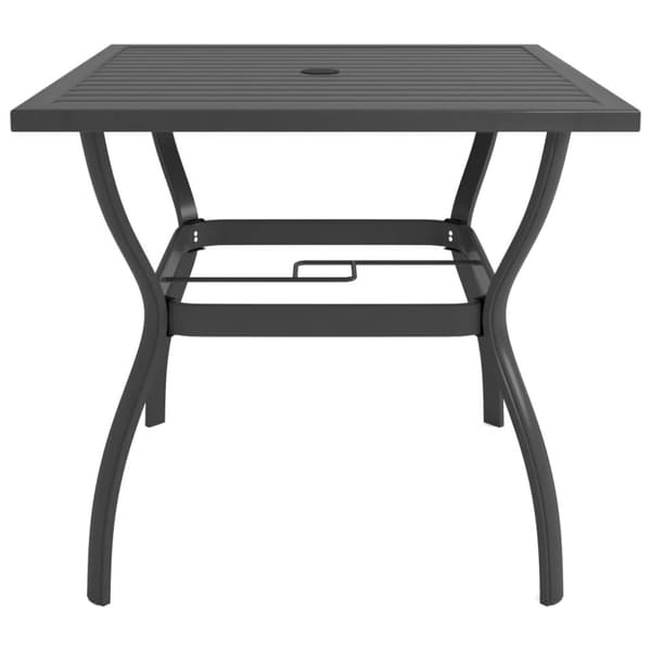 vidaXL havebord 81,5x81,5x72 cm stål antracitgrå - Haveborde