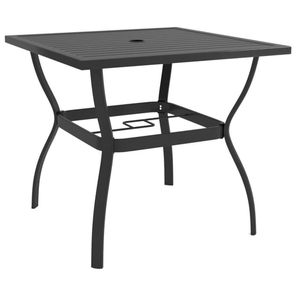 vidaXL havebord 81,5x81,5x72 cm stål antracitgrå - Haveborde
