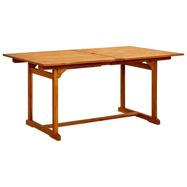 vidaXL havebord (160-240)x100x75 cm massivt akacietræ -  Haveborde