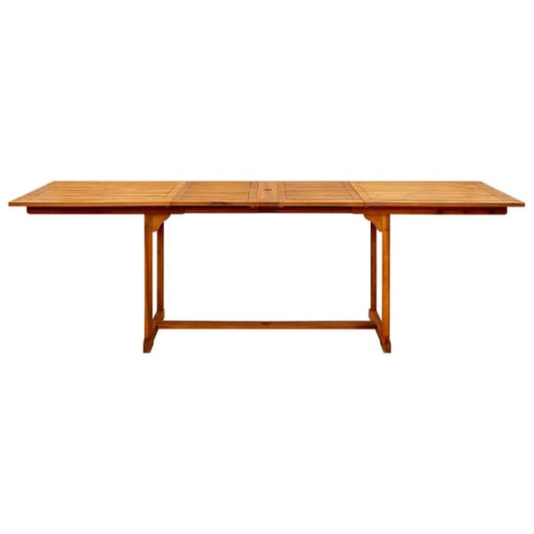 vidaXL havebord (160-240)x100x75 cm massivt akacietræ - Haveborde