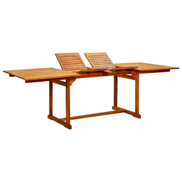 vidaXL havebord (160-240)x100x75 cm massivt akacietræ -  Haveborde