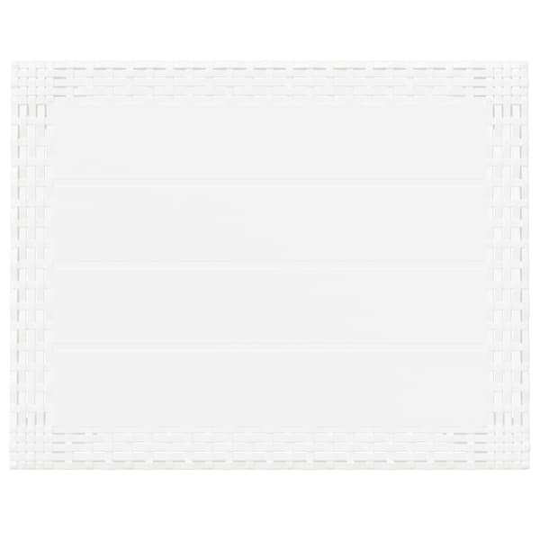vidaXL havebord 59x47x40 cm PP hvid - Haveborde