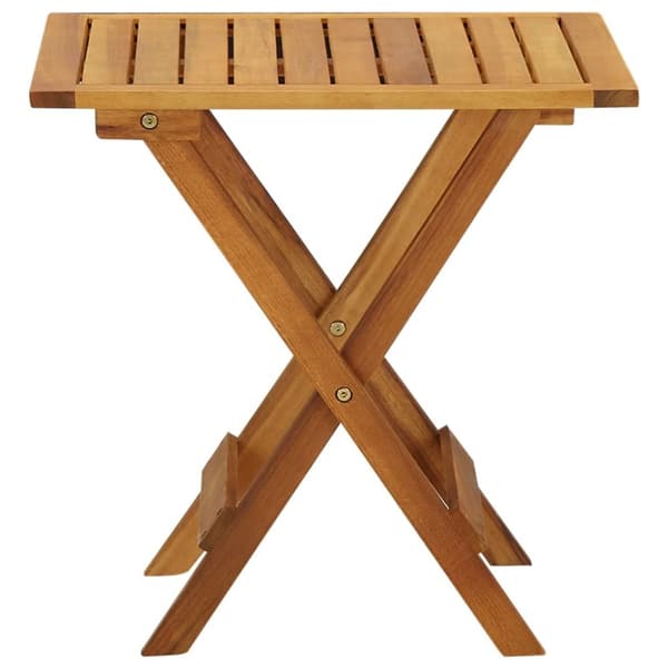 vidaXL Bistropöytä 46x46x47 cm täysi akaasiapuu -  Ulkopöydät