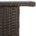 Pikkukuva 7 / 10: vidaXL Puutarhan baaripöytä ruskea 120x55x110 cm polyrottinki -  Ulkopöydät