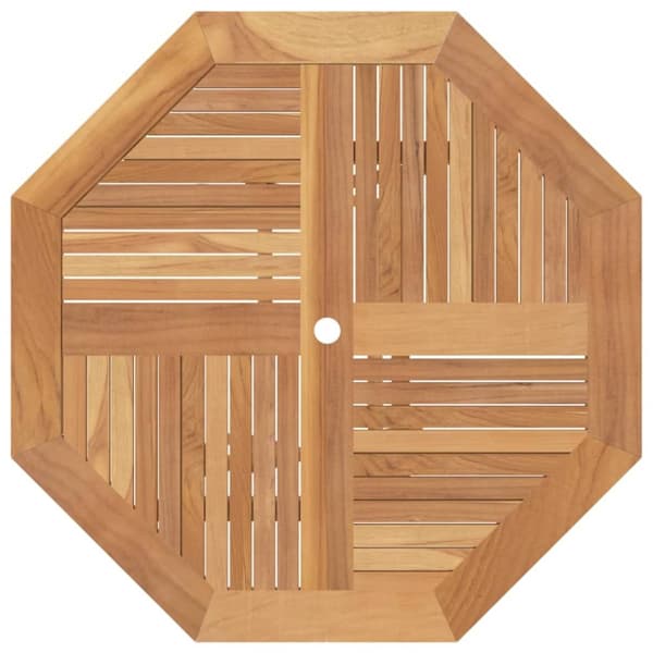 vidaXL Hopfällbart trädgårdsbord 110x110x75 cm massiv teak -  Utebord