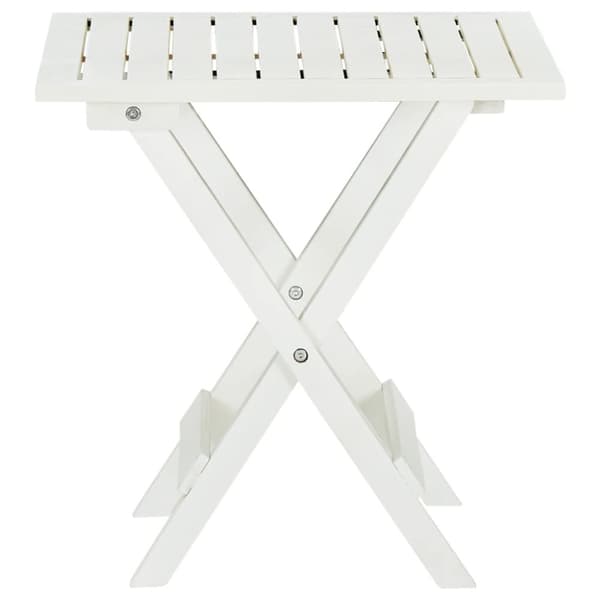 vidaXL bistrobord massivt akacietræ 46x46x47 cm -  Haveborde