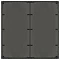Miniatyrbillede 8 af 11: vidaXL havebord med glastop 90x90x75 cm polyrattan sort -  Haveborde