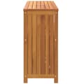 Pikkukuva 6 / 9: vidaXL Konsolipöytä ulos 110x35x75 cm täysi akasiapuu -  Ulkopöydät
