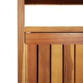 Pikkukuva 7 / 9: vidaXL Konsolipöytä ulos 110x35x75 cm täysi akasiapuu -  Ulkopöydät