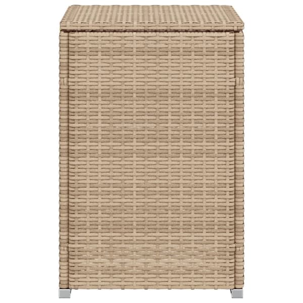 vidaXL gasflaskeskjuler 40x40x60 cm polyrattan beige - Haveborde