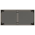 Miniatyrbillede 8 af 11: vidaXL havebord med glastop 115x54x74 cm polyrattan brun -  Haveborde
