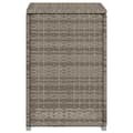 Miniatyrbillede 7 af 11: vidaXL gasflaskeskjuler 40x40x60 cm polyrattan grå -  Haveborde