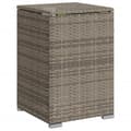 Miniatyrbillede 8 af 11: vidaXL gasflaskeskjuler 40x40x60 cm polyrattan grå -  Haveborde