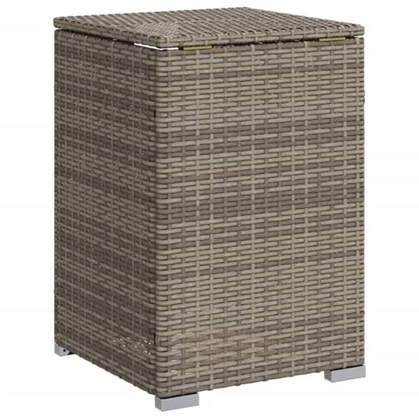 vidaXL gasflaskeskjuler 40x40x60 cm polyrattan grå -  Haveborde