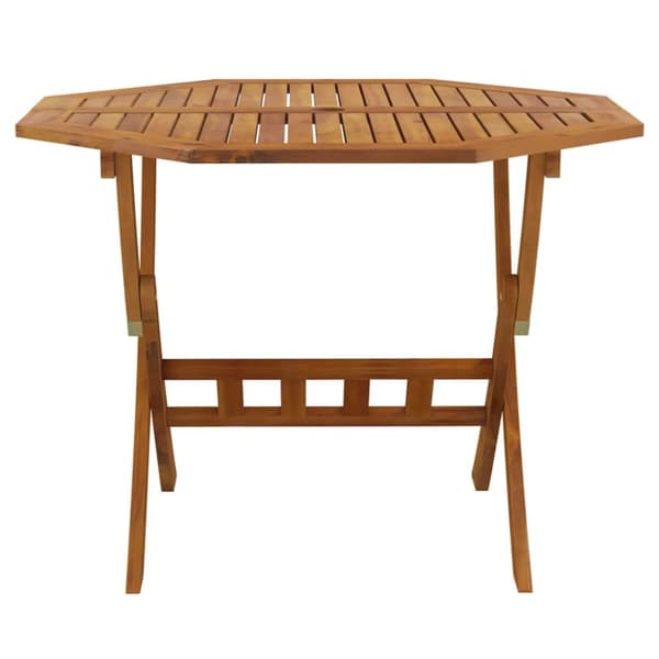 vidaXL Kokoontaittuva puutarhapöytä 90x75 cm täysi akaasiapuu -  Ulkopöydät